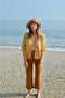 CARMEN cardigan / organic cotton & alpaca / winter sun