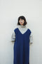 ZULMA vest dress / organic cotton / midnight