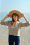 LUCA cardigan / highland wool / rock salt