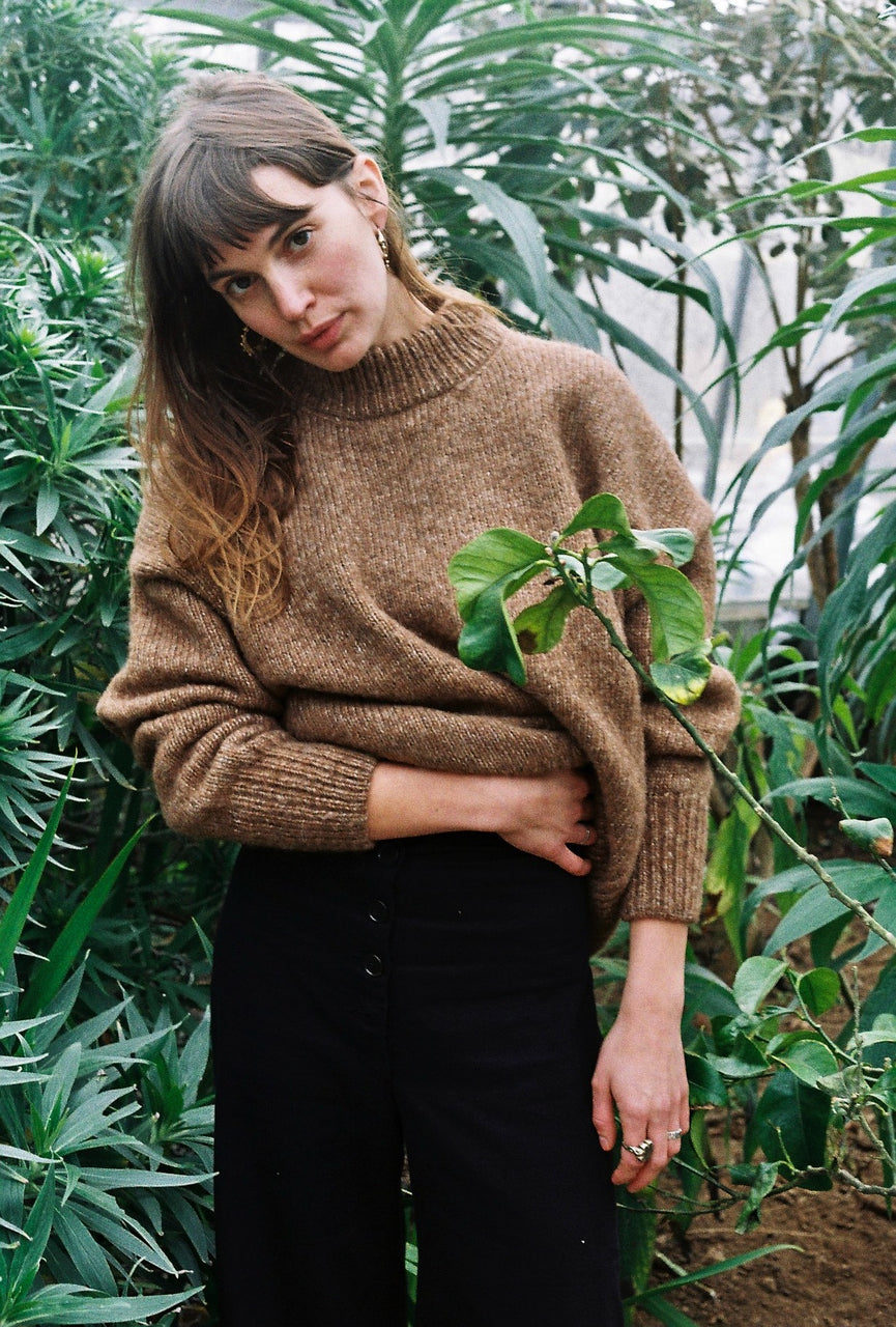 MAR jumper / alpaca & pima cotton / autumn leaf