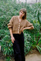 TULA cardigan / alpaca & pima cotton / autumn leaf