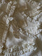ZULEMA v-neck ruffle blouse / indian linen / milk