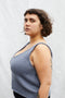 SOLITO vest / organic cotton / berry lassi