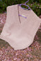 LUNES v-neck vest / organic cotton / magnolia blossom