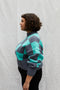 LINO no waste jumper / organic cotton / berry lassi & turquesa