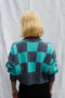 LINO no waste jumper / organic cotton / berry lassi & turquesa