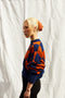 LINO no waste jumper / organic cotton / midnight & orange zest