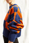 LINO no waste jumper / organic cotton / midnight & orange zest