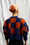 LINO no waste jumper / organic cotton / midnight & orange zest