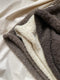 TINO vest / alpaca & highland wool boucle / smoked amber