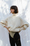 NORA turtleneck / alpaca & pima cotton / milk