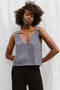 SOLITO vest / organic cotton / berry lassi