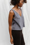 SOLITO vest / organic cotton / berry lassi