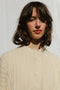 PAZ ribbed jumper / highland wool / milk