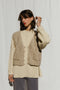 PAZ ribbed jumper / highland wool / milk