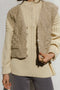 PAZ ribbed jumper / highland wool / milk