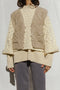 PAZ ribbed jumper / highland wool / milk
