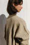 PAZ ribbed jumper / highland wool / wild oat