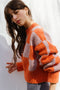 LINO no waste jumper / organic cotton / coral & magnolia blossom