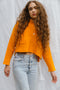 FRANKA ribbed jumper / organic cotton / kumquat