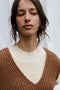 LUZ top / organic cotton / carob / samples