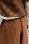 LUZ top / organic cotton / carob / samples