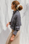 FRANKA ribbed jumper / organic cotton / berry lassi