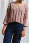 NURIA jumper / organic cotton / magnolia blossom / samples
