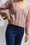 NURIA jumper / organic cotton / magnolia blossom / samples
