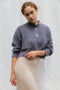 FRANKA ribbed jumper / organic cotton / berry lassi
