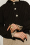 MINI NENNA shirt / highland wool / charcoal