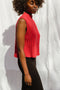 RIO ribbed vest / organic cotton / sweet paprika / samples