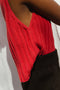 RIO ribbed vest / organic cotton / sweet paprika / samples