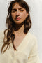 VALERIA cardigan / organic cotton / milk