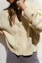 VALERIA cardigan / organic cotton / milk / samples