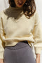 CECILIA jumper / organic cotton / milk