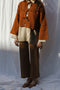 REINA cardigan / highland wool / sandalwood