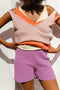 SOLITO vest / organic cotton / magnolia blossom