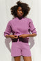 RIO ribbed jumper / organic cotton / summer lilac