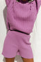 RIO ribbed jumper / organic cotton / summer lilac
