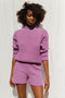 RIO ribbed jumper / organic cotton / summer lilac
