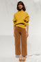 RIO ribbed jumper / organic cotton / golden honey