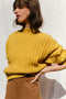 RIO ribbed jumper / organic cotton / golden honey