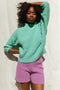 RIO ribbed jumper / organic cotton / turquesa / samples