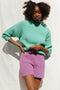 RIO ribbed jumper / organic cotton / turquesa / samples