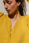 PAOLA cardigan / organic cotton / golden honey