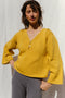 PAOLA cardigan / organic cotton / golden honey / samples