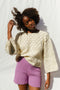 LINA jumper / organic cotton / milk