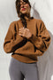 PARSLEY jumper / organic cotton / carob