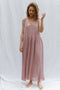 CANDELA fine knit slip dress / organic cotton / magnolia blossom